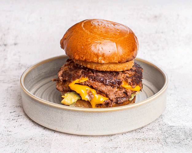 Triple Nasty Smash Burger